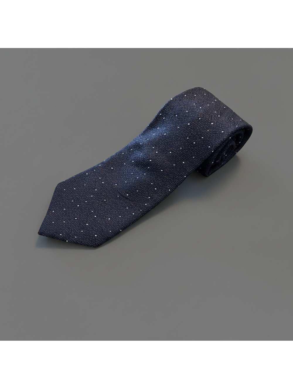 Autograph M&S 100% Silk Tie Navy Blue Textured NWOT